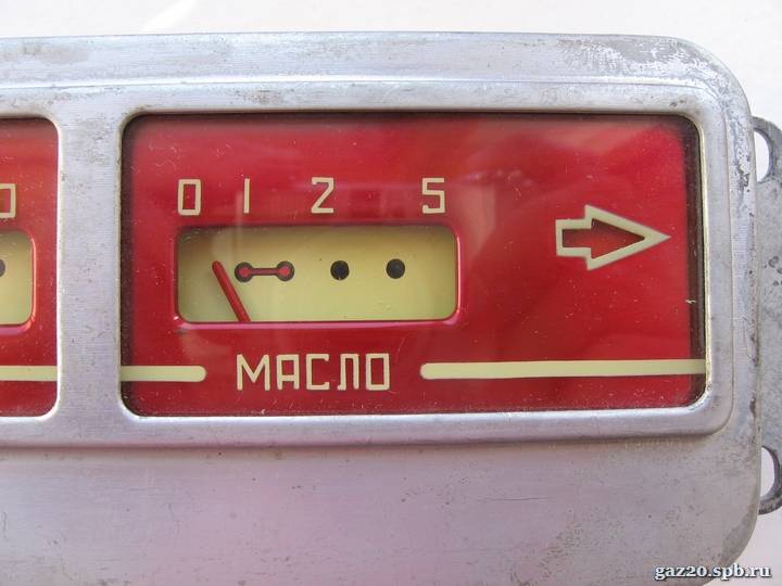Указатель давления масла