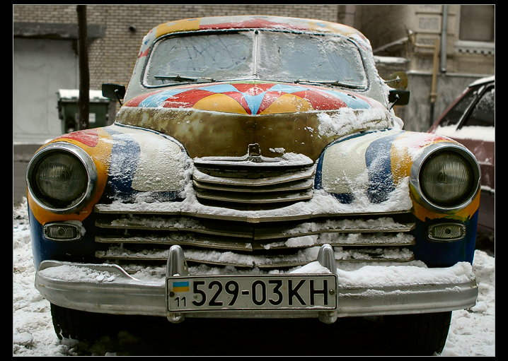 Раскрашенная машина