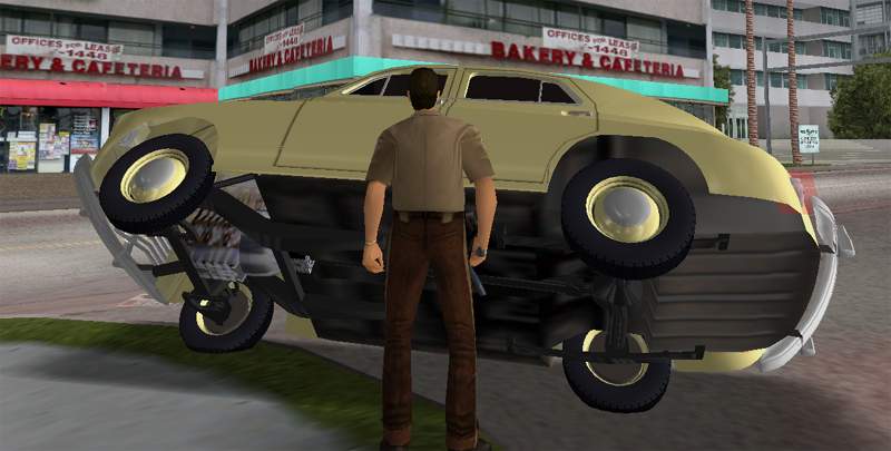 Желтая машинка для GTA