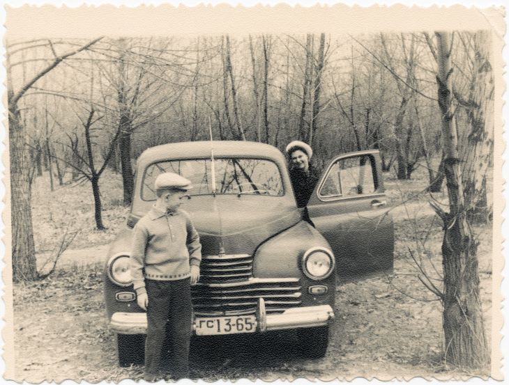 На отдыхе. Город Ростов. Апрель 1966 года.