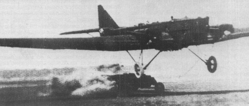 Беспарашютный сброс «авиабуса». 1932 г.